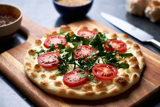 Low-Carb-Pizza-Teig mit Flohsamenschalen