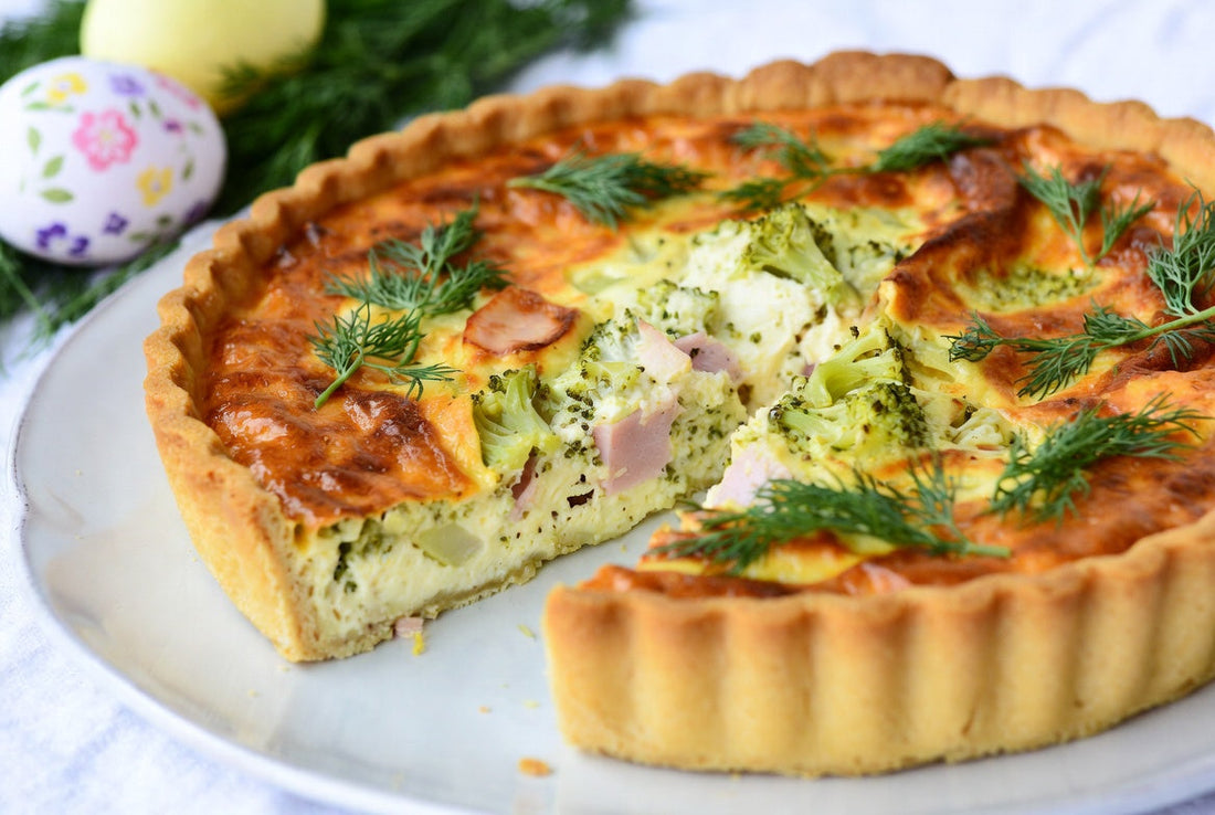 Quiche faible en glucides pour Pâques