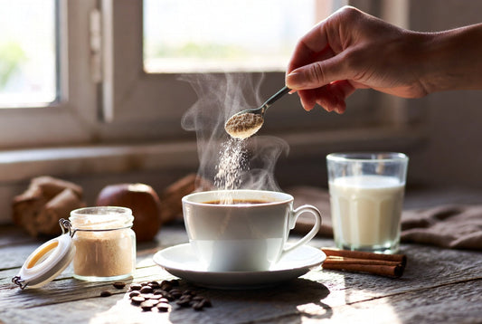Morgenkaffee mit Kollagen-Boost