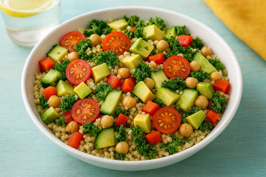 Sommerlicher Couscous-Salat mit Nährstoff-Upgrade