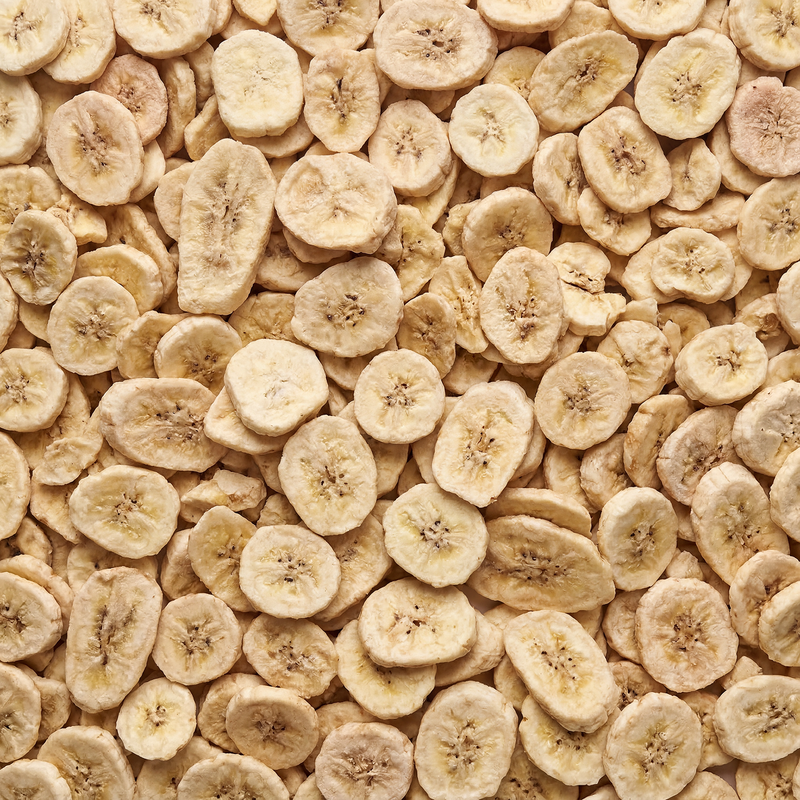 Bananen – gefriergetrocknete Bananenscheiben