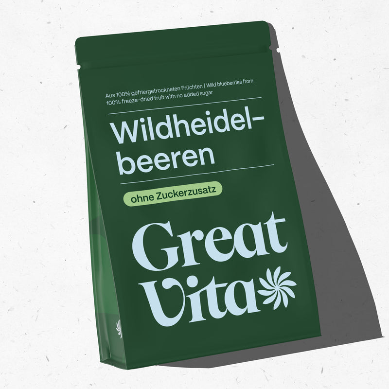 Wildheidelbeeren – gefriergetrocknete Vollfrucht