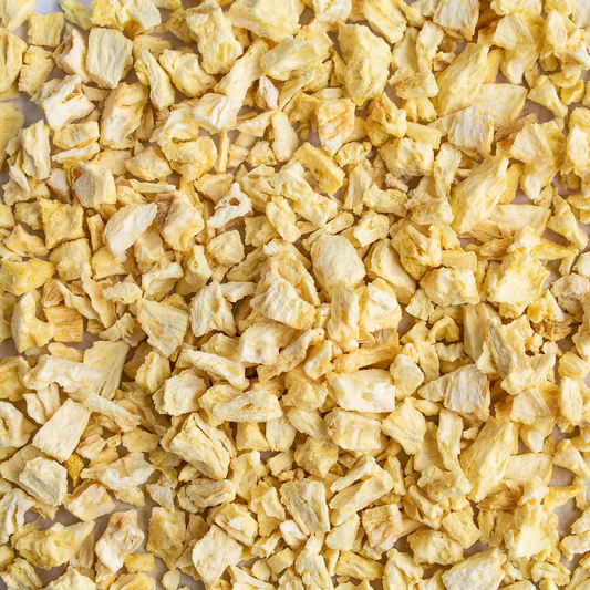 Ananas – gefriergetrocknete Ananasstücke