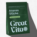 Ananas – gefriergetrocknete Ananasstücke