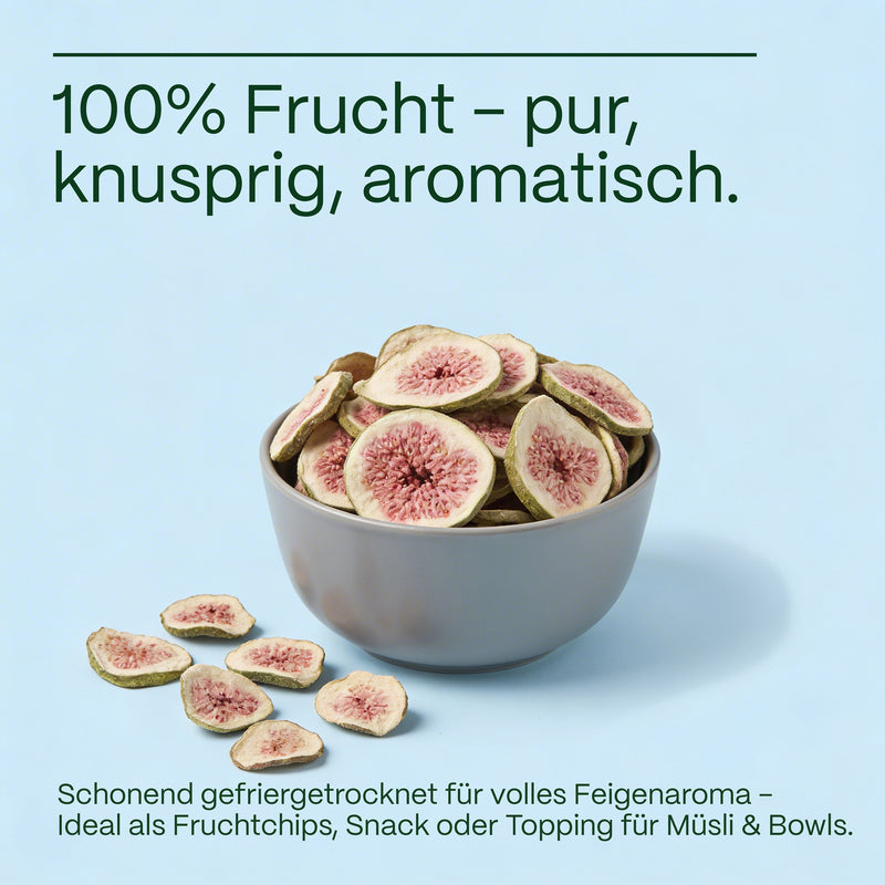Feigen – gefriergetrocknete Feigenscheiben