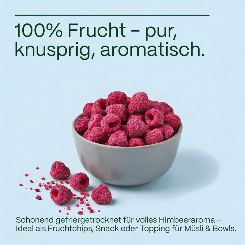 Himbeeren – gefriergetrocknete Vollfrucht
