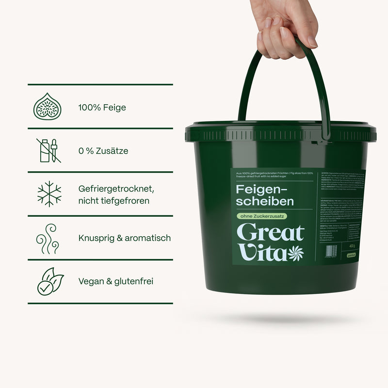 Feigen – gefriergetrocknete Feigenscheiben