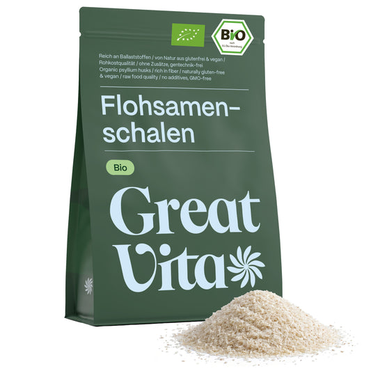 Bucce di psillio biologiche 500 g – ricche di fibre