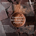 GreatVita Bio Kakaopulver Roh multifunktionell